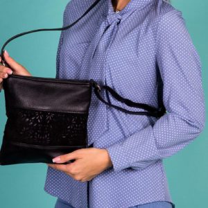 Сумка из кожи А 202 черный